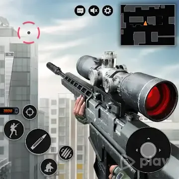 Sniper 3D Assassin: игры стрелялки бесплатно v6.30.0 MOD на Андроид